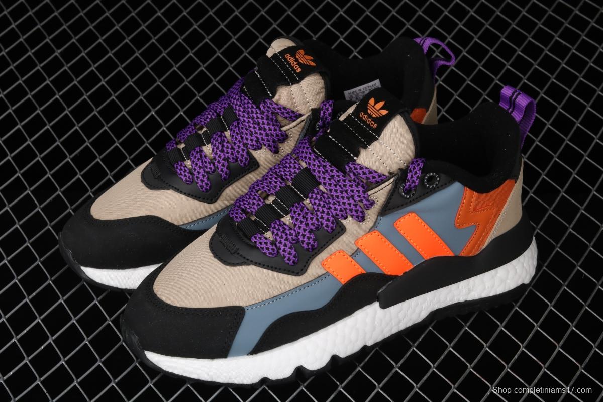 Adidas Nite Jogger Winterized Boost FZ3664 3M reflective retro running shoes