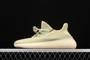 Adidas Yeezy 350 Boost V2 FV3255 Darth Coconut 350 second generation hollowed-out silk yellow star matching BASF popcorn