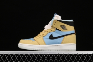 Air Jordan 1 Zoom CMFT Black Blue Yellow CT0978-900