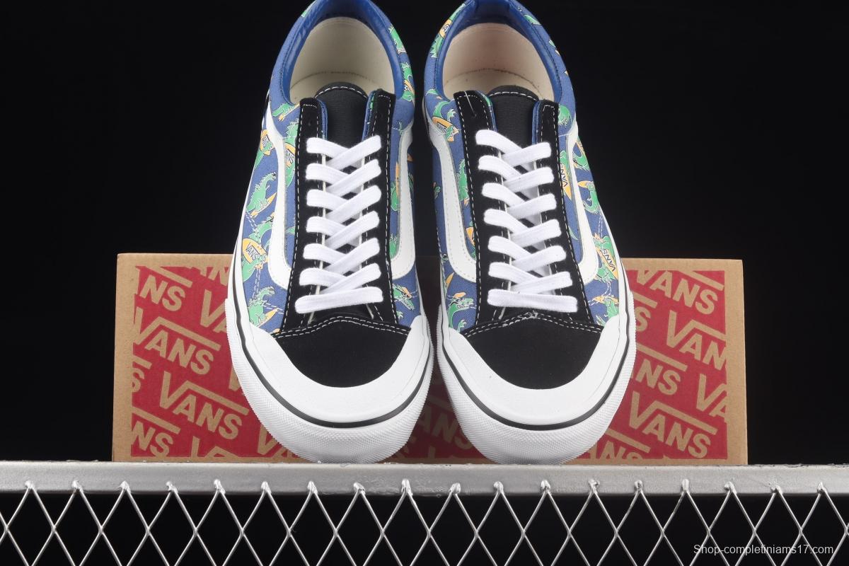 Vans Style 36 SF Klein blue dinosaur half-moon Baotou low-top casual board shoes VN0A6WKT6QT