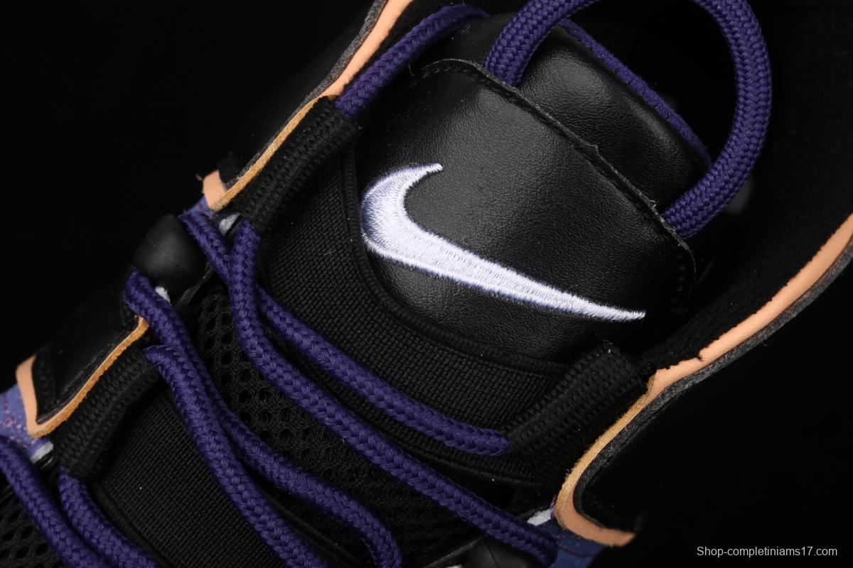 NIKE Wmns Air More Uptempo Dusk To Dawn Starry Sky Purple Cloud Pippen Classic High Street Basketball shoes Series 553546-018