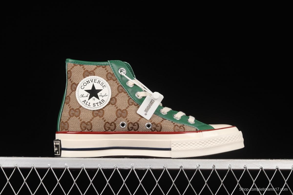 Remake Con Gucci x Converse Converse Trend High Top Casual Sneakers 169769C