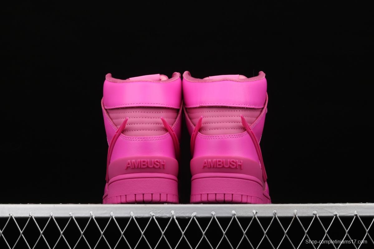 AMBUSH x NIKE DUNK High Lethal PiNIKE Slam Dunk Series High Top Leisure Sports Skateboard shoes CU7544-600