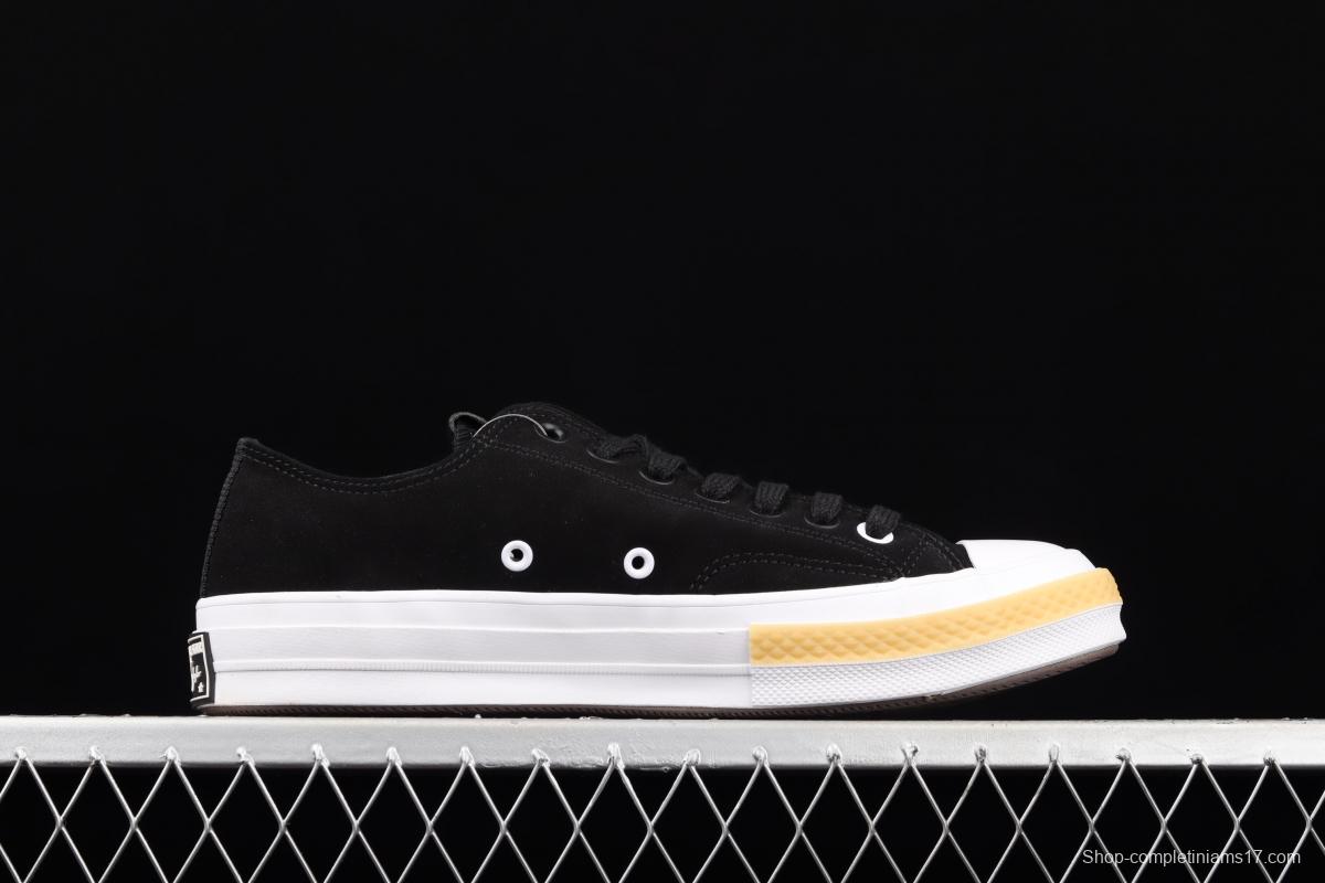 CLOT x Converse Chuck 70 OX PALOMA BLACK joint black suede low-top casual board shoes 171841C