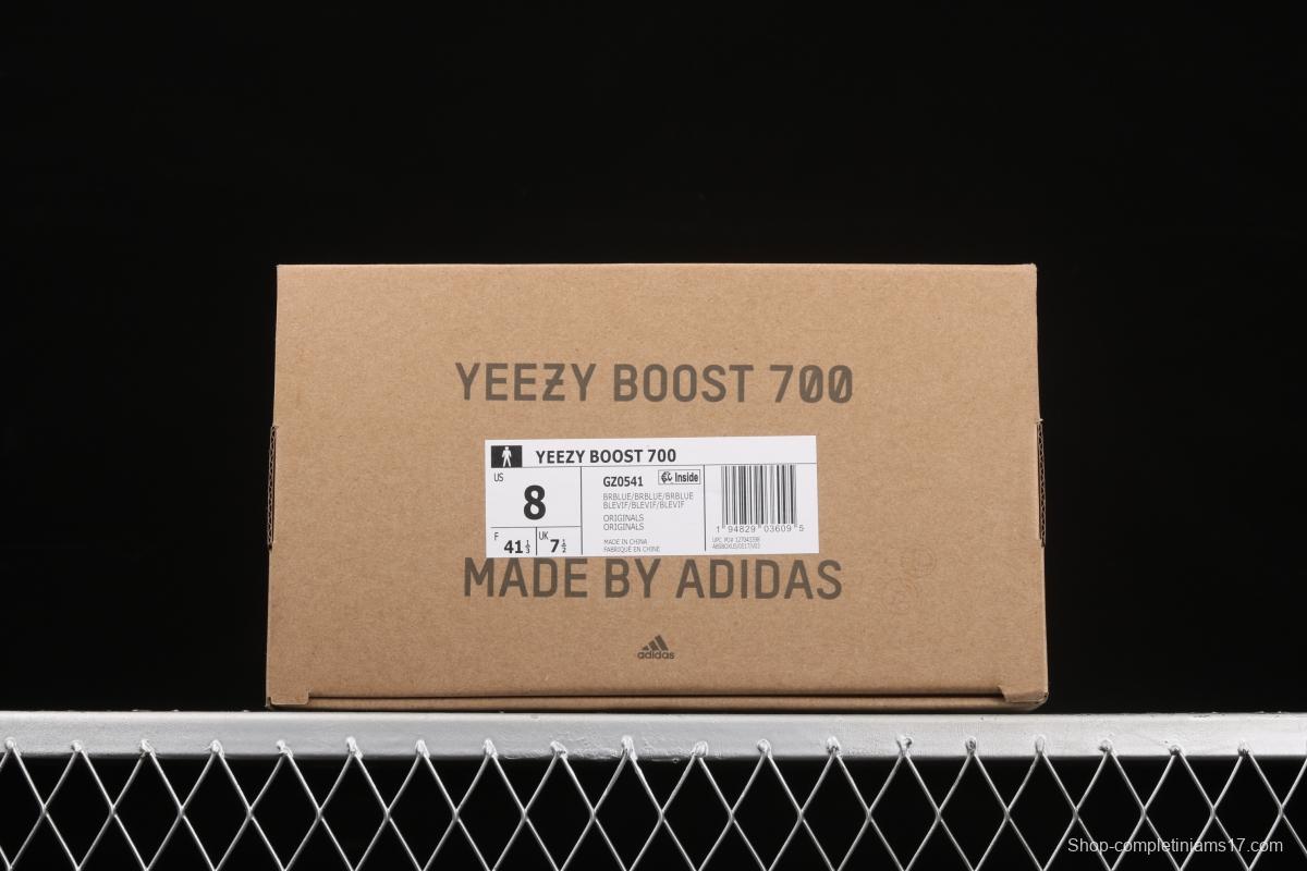 Adidas Yeezy Boost 700GZ0541 Kanye coconut 7003M reflective blue orange running shoes