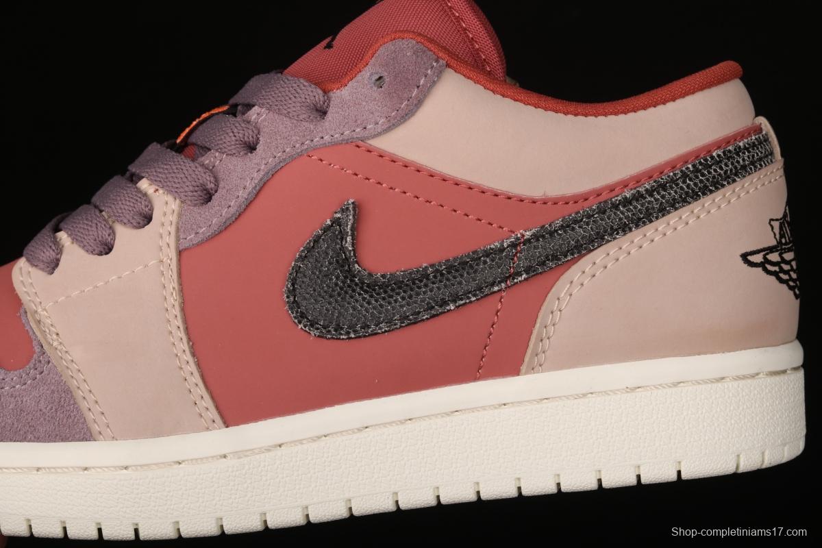 Air Jordan 1 Low pink purple splicing DC0774-602