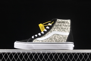 Vans Sk8-Hi Vance Bear Biscuit High Top Leisure Board shoes VN0A4BV8BCM