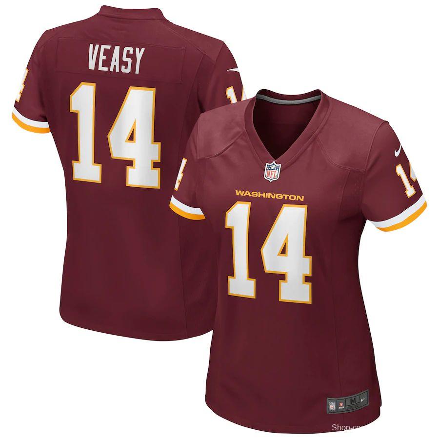 Women's Jordan Veasy Burgundy Player Limited Team Jersey