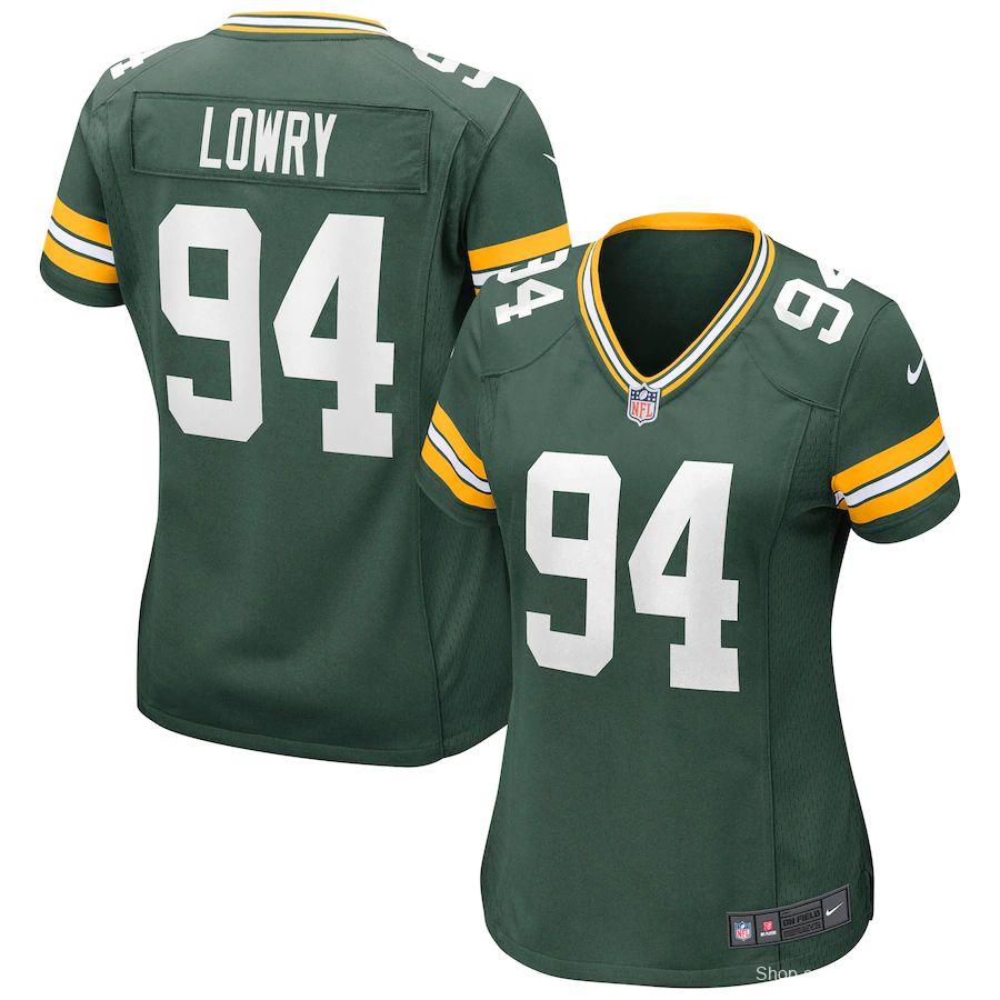 Women's Dean Lowry Green Player Limited Team Jersey