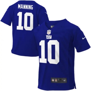 Toddler Eli Manning Royal Blue Player Limited Team Jersey