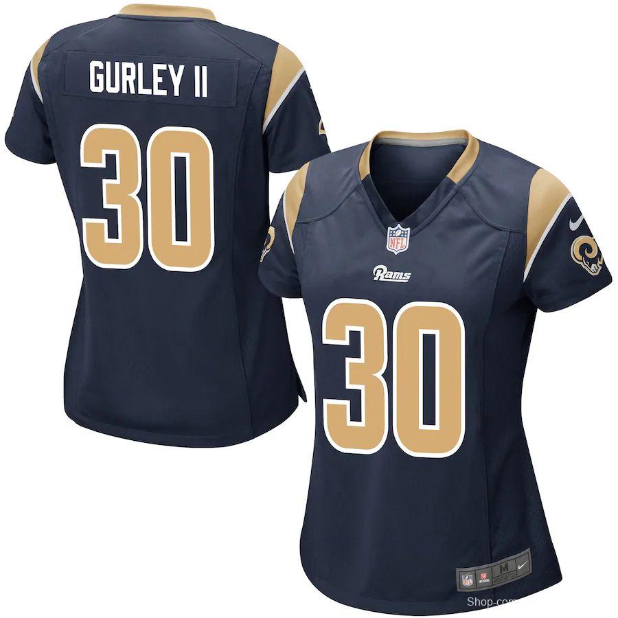 Women's Todd Gurley II Navy Player Limited Team Jersey