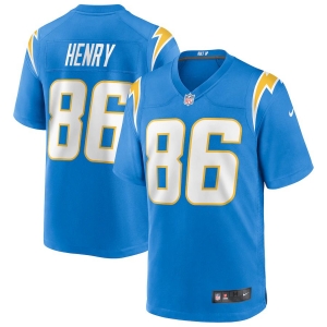 Men's Hunter Henry Powder Blue Player Limited Team Jersey