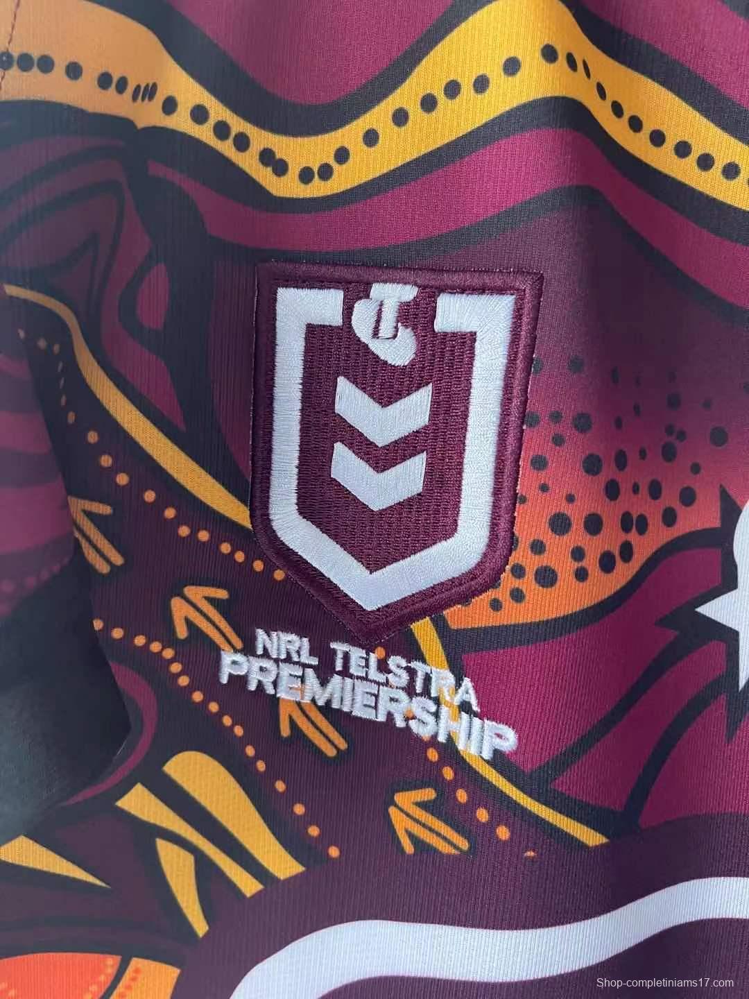 Brisbane Broncos 2021 Men's Indigenous Rugby Jersey