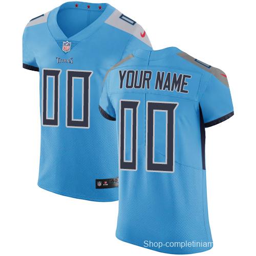 Men's Light Blue Custom Elite Team Jersey