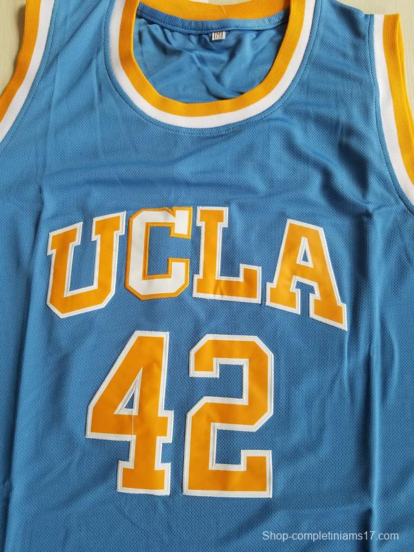 Love 42 UCLA College Light Blue Basketball Jersey