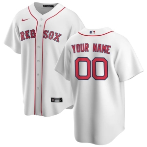 Youth White 2020 Home Custom Team Jersey