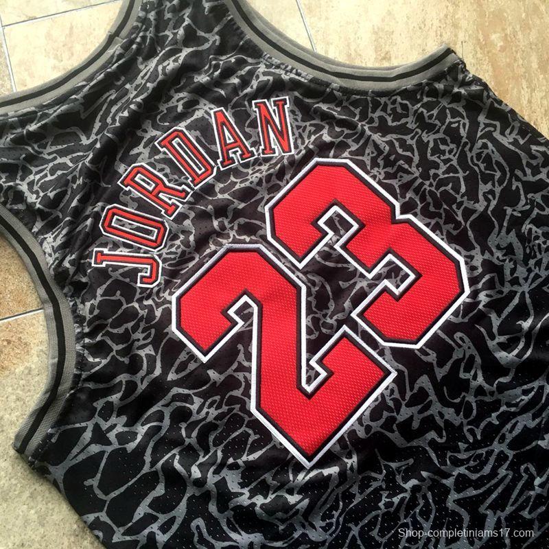 Men's Michael Jordan Black Retro Classic Team Jersey