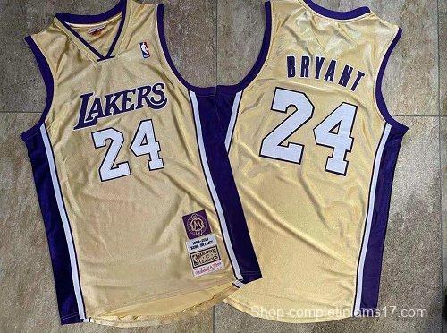 Men's Kobe Bryant Golden Retro Classic Team Jersey