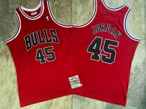 Men's Michael Jordan Red Retro Classic Team Jersey