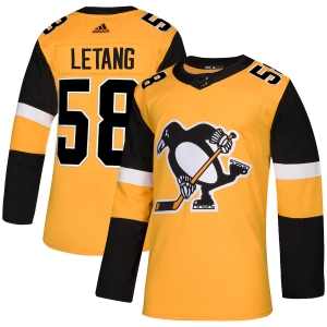 Men's Kris Letang Gold Alternate Player Team Jersey