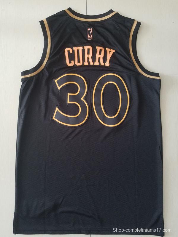 Stephen Curry 30 Black Golden Edition Jersey