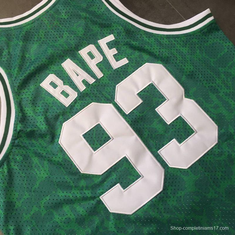 Men's BAPE Green Retro Classic Team Jersey