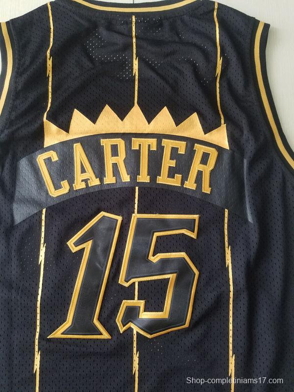 Vince Carter 15 1998-99 Throwback Classics Black Golden Edition Jersey