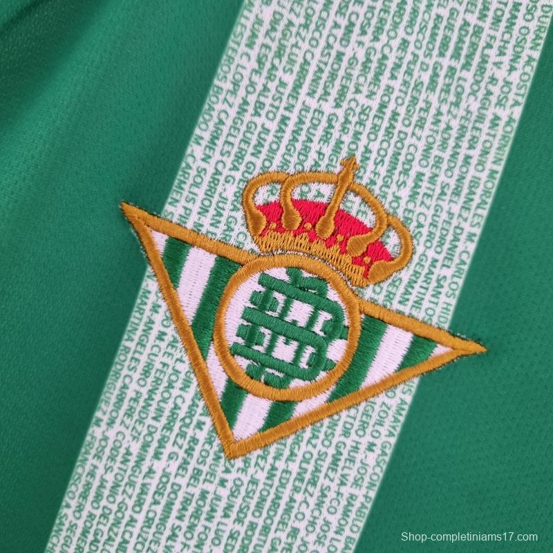 22/23 Real Betis King's Cup Version Home Soccer Jersey