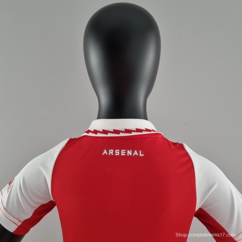 22/23 Arsenal Home Kids SIZS:16-28 Soccer Jersey