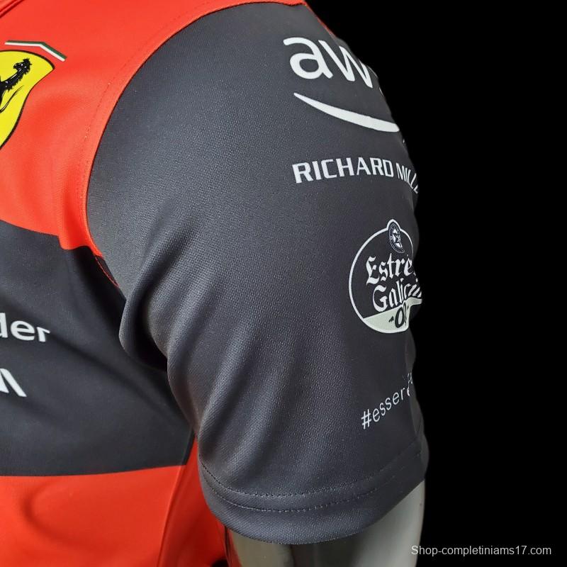 New F1 Formula One; Ferrari Racing Suit Polo Red 