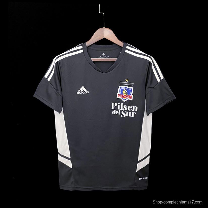 22/23 Colo Colo Training Black Soccer Jersey