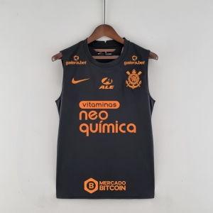 22/23 All Sponsors Corinthians Vest Pre-match Training Black