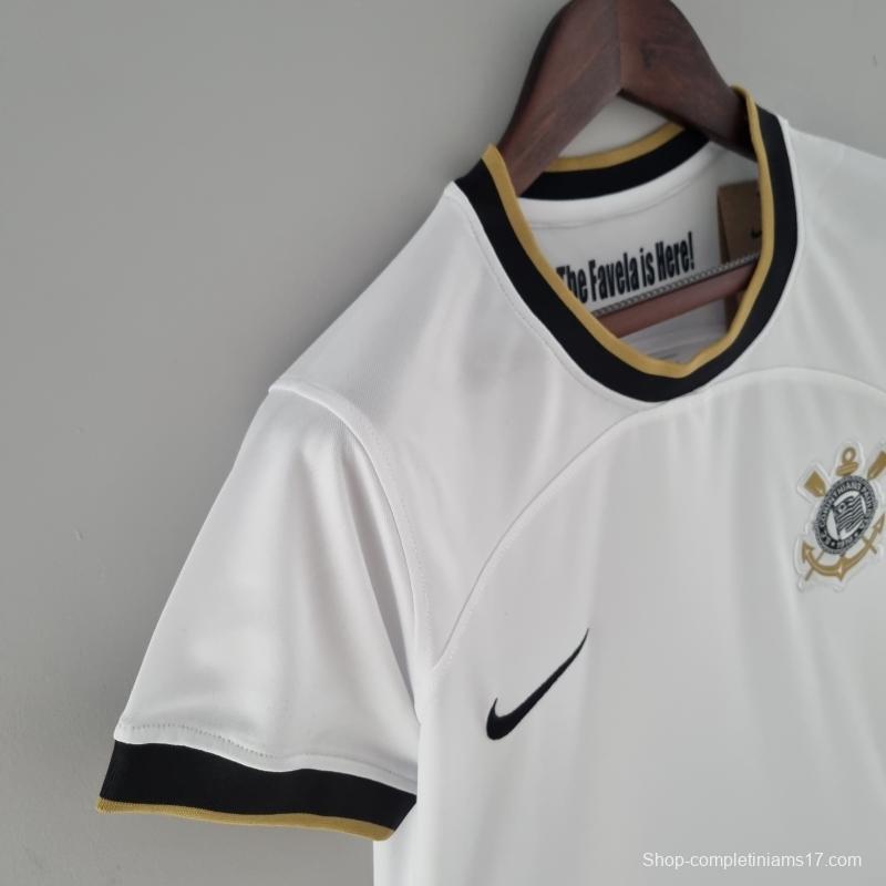 22/23 Women Corinthians Home  Soccer Jersey