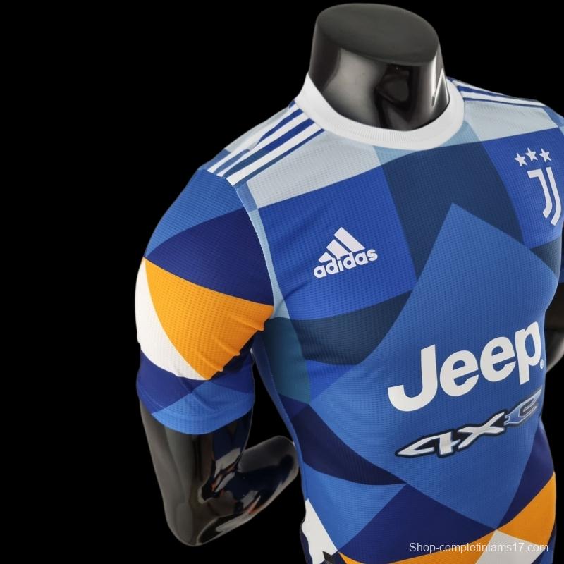 Player Version 22/23 Juventus Fourth Away Soccer Jersey