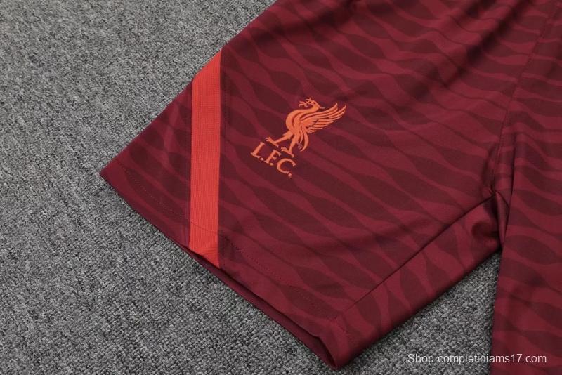 22/23 Liverpool Pre-match Training Jersey Red Vest