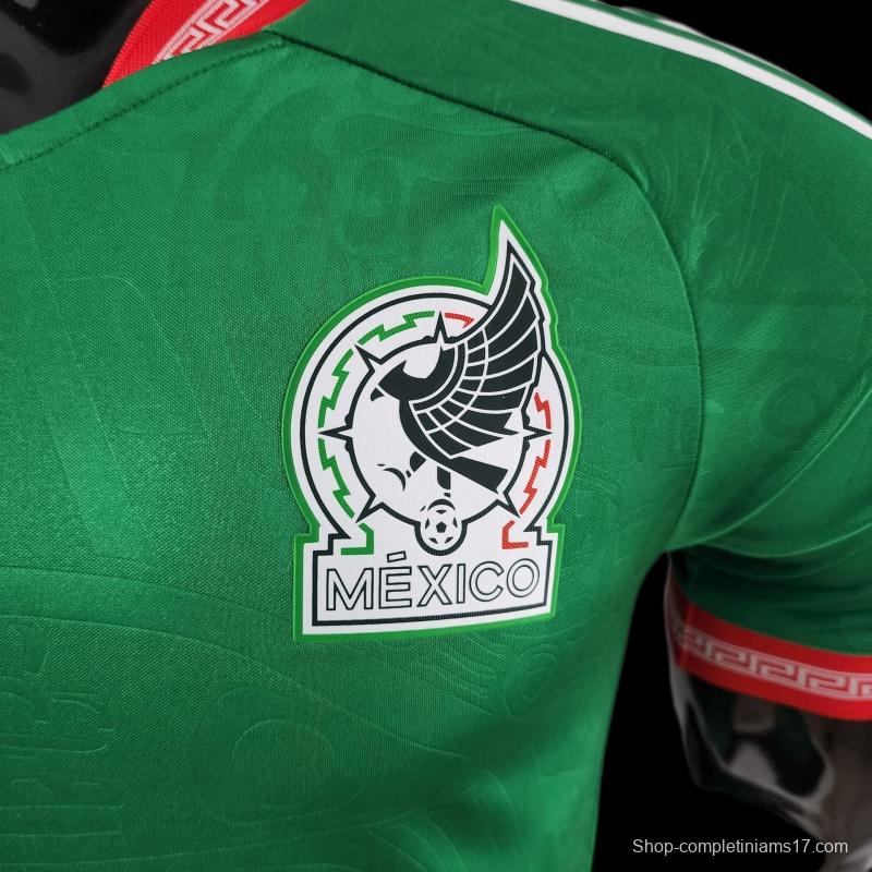 Player Version 2022 Mexico Special Edition Green Jersey