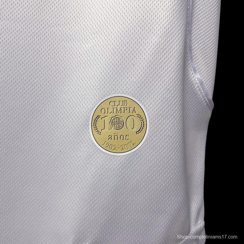 Retro 02 03 Olimpia Home Soccer Jersey