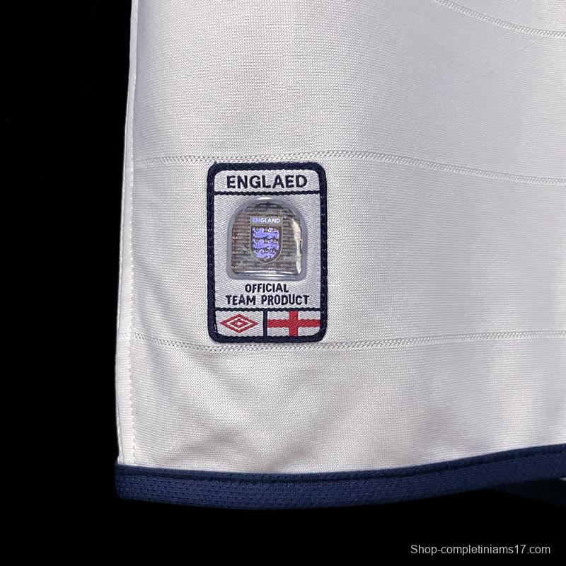 2004 England Home Soccer Jersey