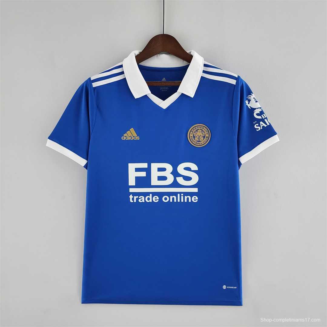 22-23 Leicester City Home Soccer Jersey