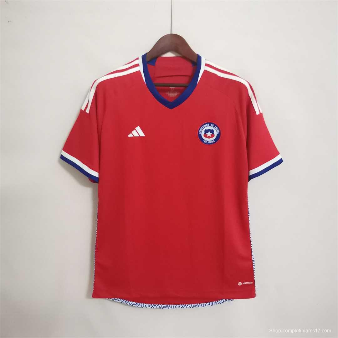 2022 Chile Home Soccer Jersey