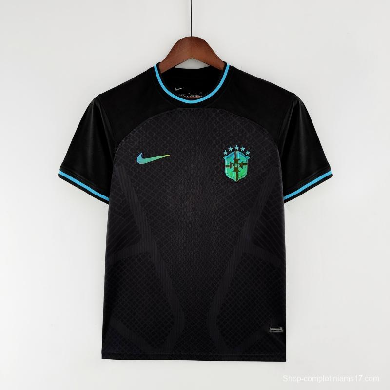 2022 Brazil Concept Black Jersey