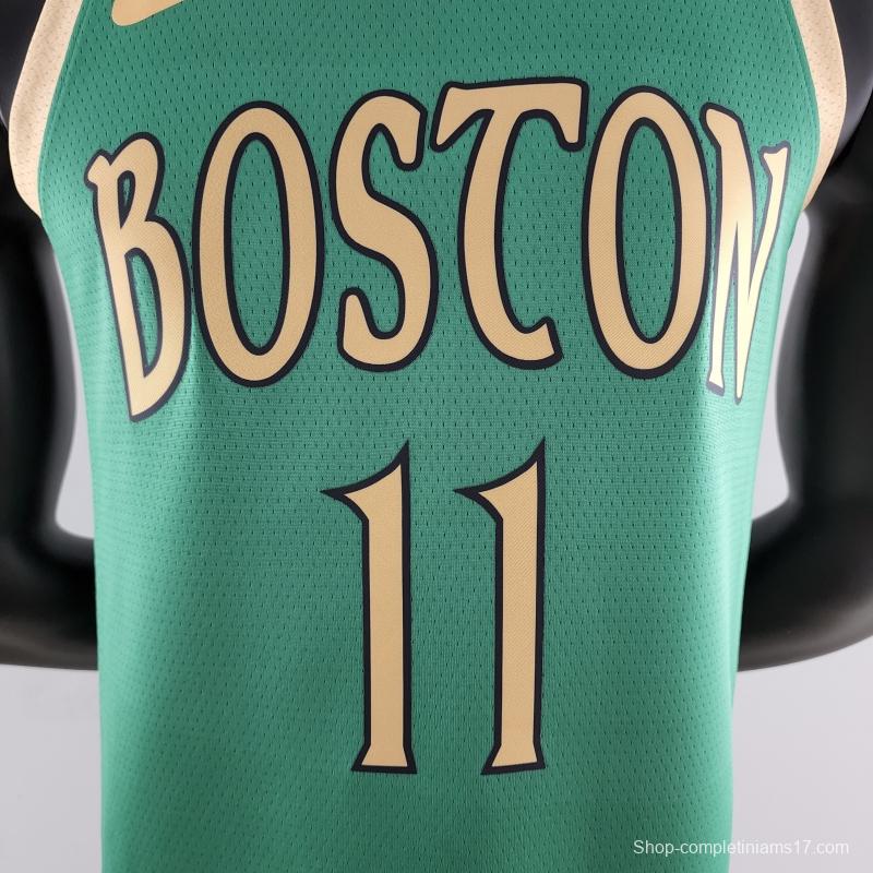 2020 IRVING #11 Boston Celtics City Edition Green NBA Jersey