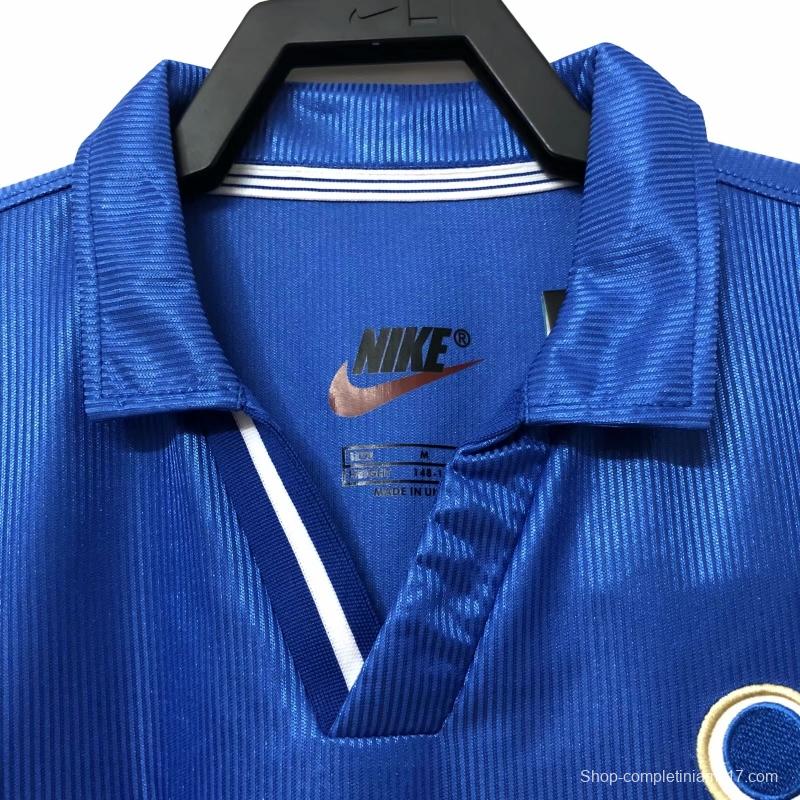 Retro 1998 Italy Home Soccer Jersey