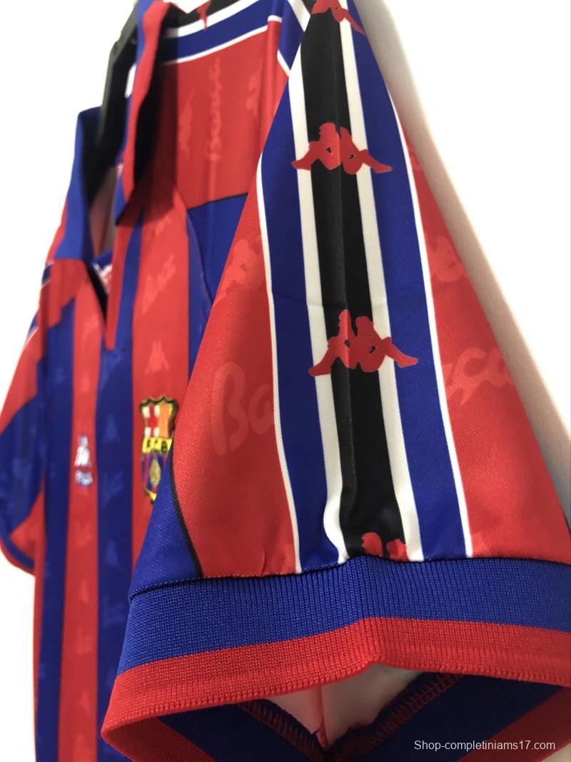 Retro 96/97 Barcelona Home Soccer Jersey