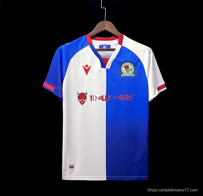 22/23 Blackburn Rovers Home Soccer Jersey