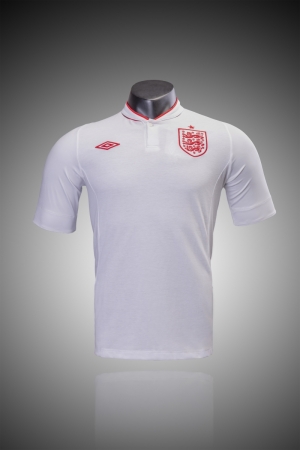 Retro 2012 England Home Soccer Jersey