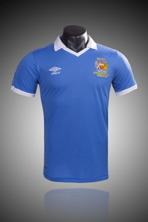 Retro 81/82 Manchester City Home Soccer Jersey