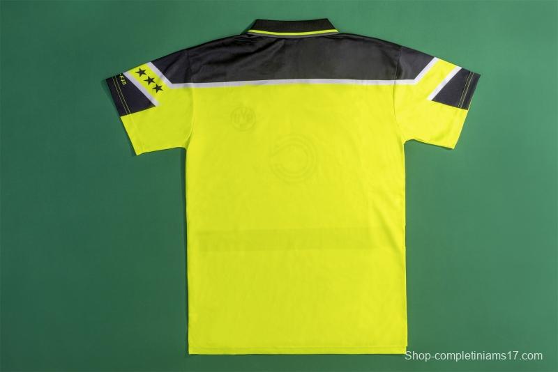 RETRO 96/97 Dortmund Champions League Home Soccer Jersey