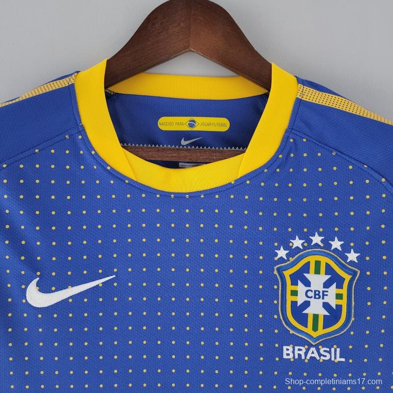 Retro 2010 Brazil Away Soccer Jersey