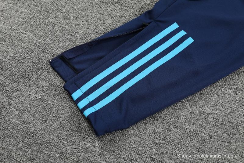 2022 Argentina Navy Half Zipper Tracksuit